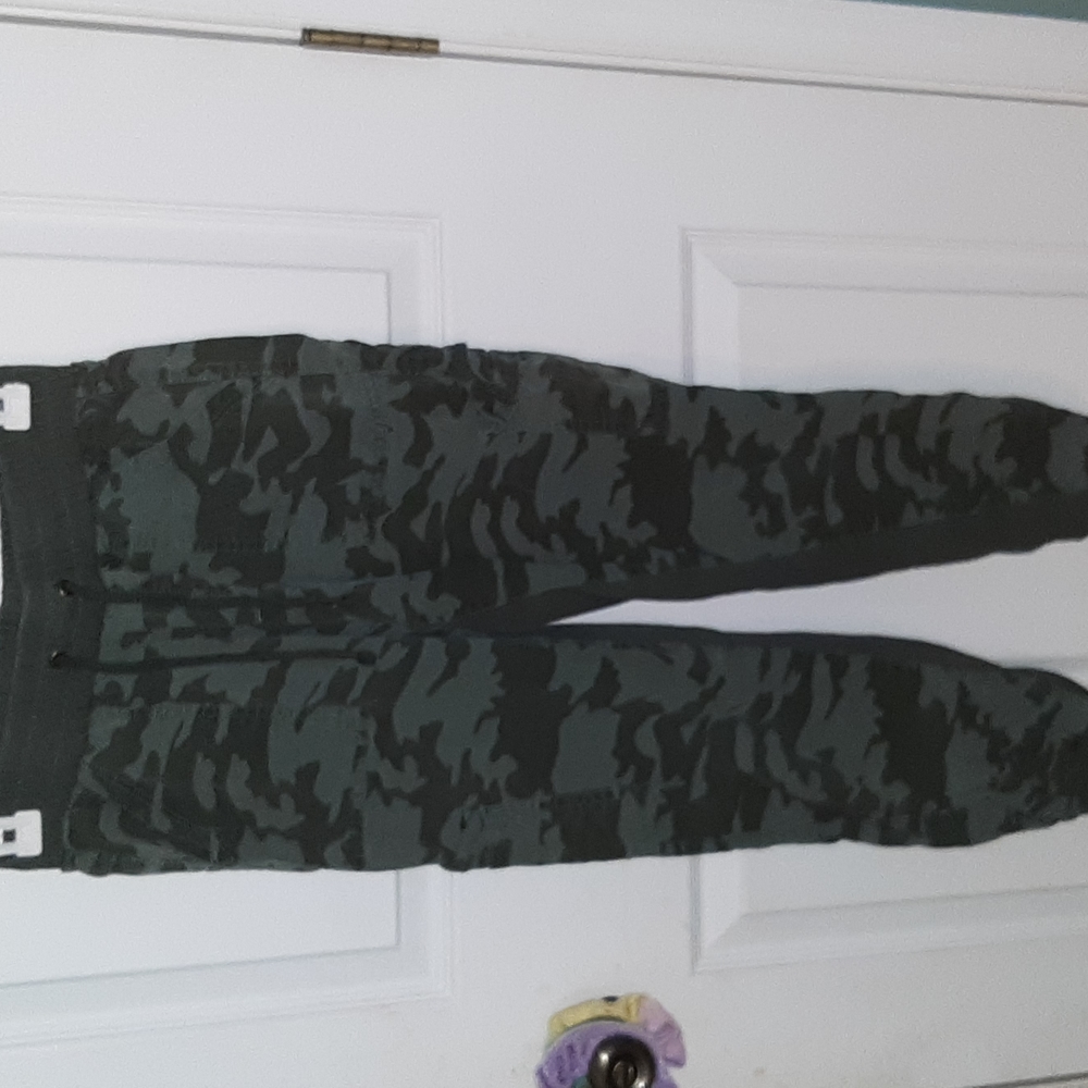 Justice Green camo pants